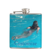 Vrouw model zwemmen Thunder_Cove Heupfles (Voorkant)