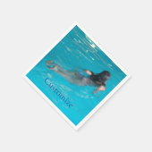 Vrouw model zwemmen Thunder_Cove Servet (Hoek)