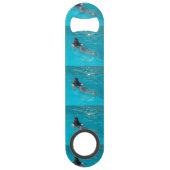 Vrouw model zwemmen Thunder_Cove Speed Flessenopener (Achterkant)