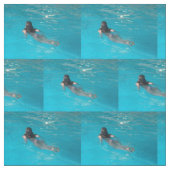 Vrouw model zwemmen Thunder_Cove Stof (Swatch)