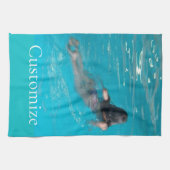 Vrouw model zwemmen Thunder_Cove Theedoek (Horizontaal)