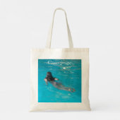 Vrouw model zwemmen Thunder_Cove Tote Bag (Achterkant)