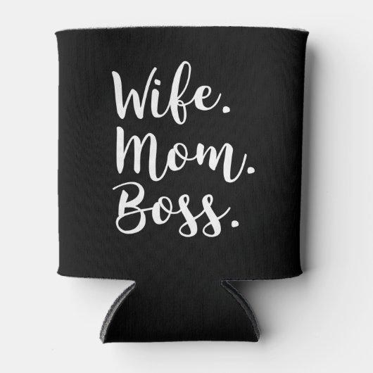 vrouw moeder baas blikjeskoeler (Voorkant)