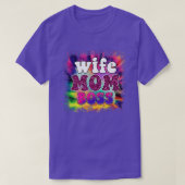 vrouw moeder baas t-shirt (Design voorkant)