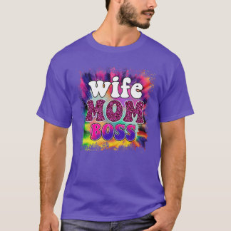 vrouw moeder baas t-shirt