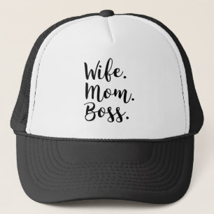 vrouw moeder baas trucker pet
