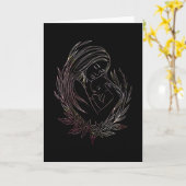 Vrouw Moeder Baby Verlosvrouw Doula Kaart (Gele Bloem)