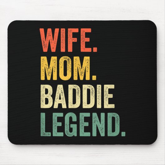 Vrouw moeder baddie legende grappige moederdag sch muismat (Voorkant)