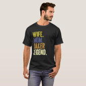Vrouw Moeder Baker Moeder T-shirt (Voorkant volledig)