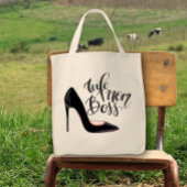 Vrouw Moeder Boss Meisje Hoge Heel Leuk Schattige Tote Bag