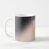 Vrouw Moeder Boss Zwart Glitter Ombre Roos Goud Koffiemok (Links)