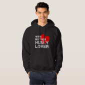 Vrouw Moeder Husky Hoodie (Voorkant volledig)
