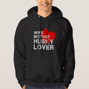 Vrouw Moeder Husky Hoodie
