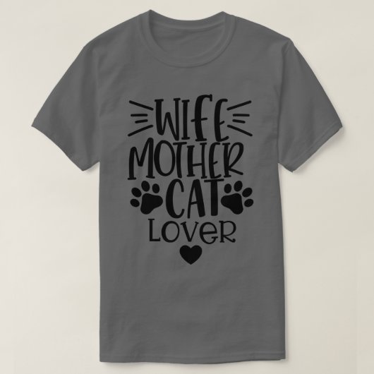 Vrouw Moeder Kat Liefhebber Grappige Kat Mama Quot T-shirt (Design voorkant)