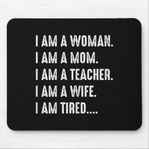 Vrouw Moeder Leraar Vrouw Moe T Shirt Schattigee M Muismat