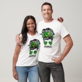 Vrouw Moeder Leven Rommelige Knot St. Patrick's Da T-shirt (Unisex)