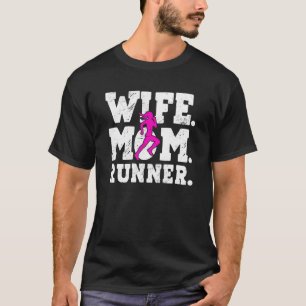 Vrouw Moeder Runner Sprinter Jogging Recreatieve A T-shirt