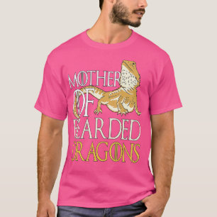 Vrouw Moeder van gekaarde dragons Vrouwen reptiele T-shirt