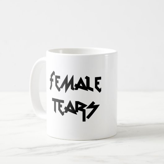 Vrouw mok tranen (Voorkant links)