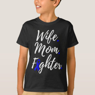 Vrouw Mom Fighter Alopecia Areata Awareness T-shirt