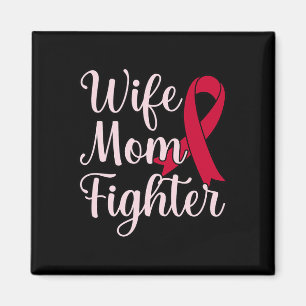 Vrouw Mom Fighter Hersenaneurysma Awareness Maand Magneet
