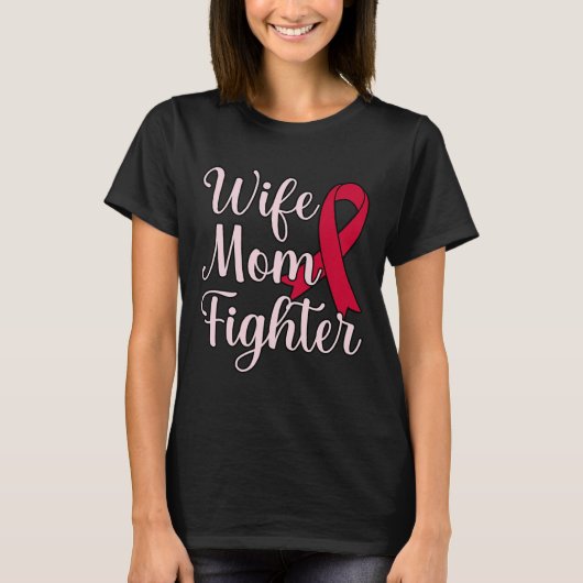 Vrouw Mom Fighter Hersenaneurysma Awareness Maand  T-shirt (Voorkant)