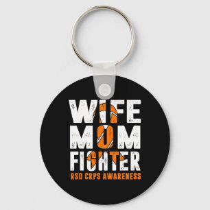 Vrouw Mom Fighter RSD CRPS Awareness Sleutelhanger