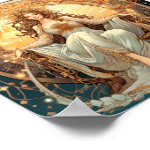 Vrouw Moon Goddess Poster (Hoek)