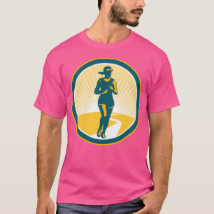 Vrouw motoromloopleiding 2 t-shirt