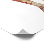 Vrouw Musculair Anatomie voor en achter Uitzicht Poster (Hoek)