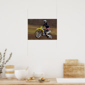Vrouw MX Racer Poster (Keuken)