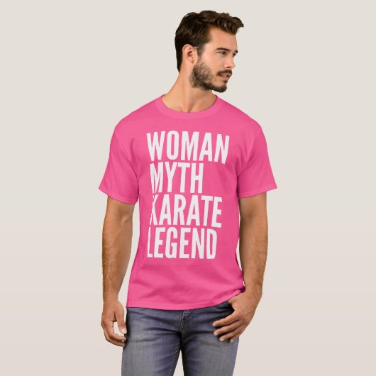 Vrouw Myth Karate Legend T-shirt (Voorkant volledig)