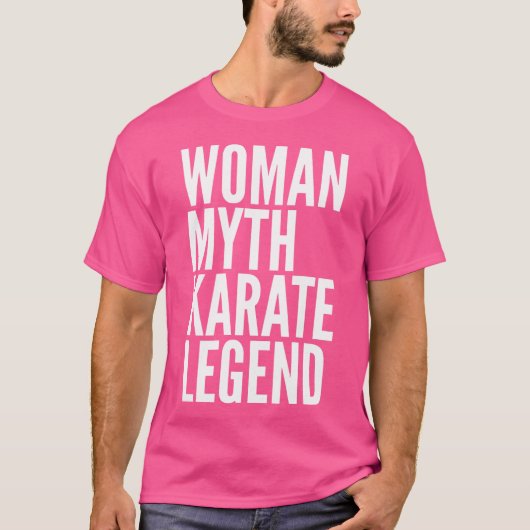 Vrouw Myth Karate Legend T-shirt (Voorkant)