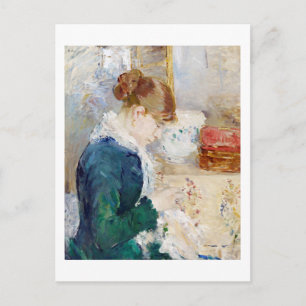 Vrouw Naaien, Berthe Morisot Briefkaart