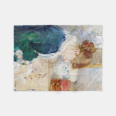 Vrouw Naaien, Berthe Morisot Fleece Deken (Voorkant (Horizontaal))