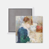 Vrouw Naaien, Berthe Morisot Magneet (Voorkant / Achterkant)