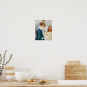 Vrouw Naaien, Berthe Morisot Poster (Keuken)