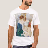 Vrouw Naaien, Berthe Morisot T-shirt (Voorkant)