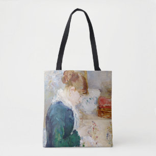 Vrouw Naaien, Berthe Morisot Tote Bag