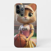 Vrouw Netball Cat, Case-Mate iPhone Case (Achterkant)