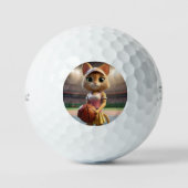 Vrouw Netball Cat, Golfballen (Voorkant)