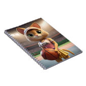 Vrouw Netball Cat, Notitieboek (Rechterzijde)