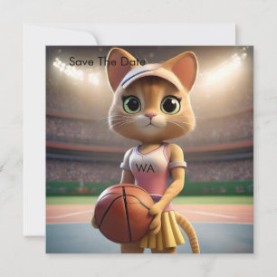 Vrouw Netball Cat, Save The Date