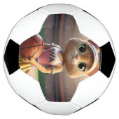 Vrouw Netball Cat, Voetbal (Gedraaid)