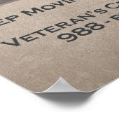 Vrouw niet alleen poster (Hoek)