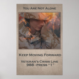 Vrouw niet alleen poster