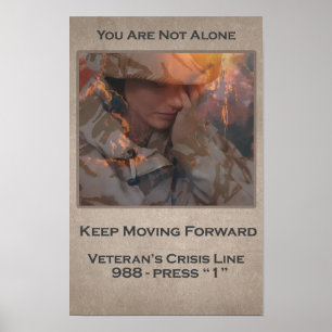 Vrouw niet alleen poster