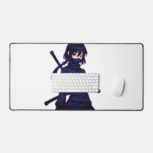 vrouw Ninja Computer Pad (Keyboard & Muis)