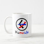 Vrouw Ninja Kunoichi くノ一 Koffiemok (Links)