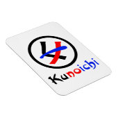 Vrouw Ninja Kunoichi くノ一 Magneet (Rechterzijde)